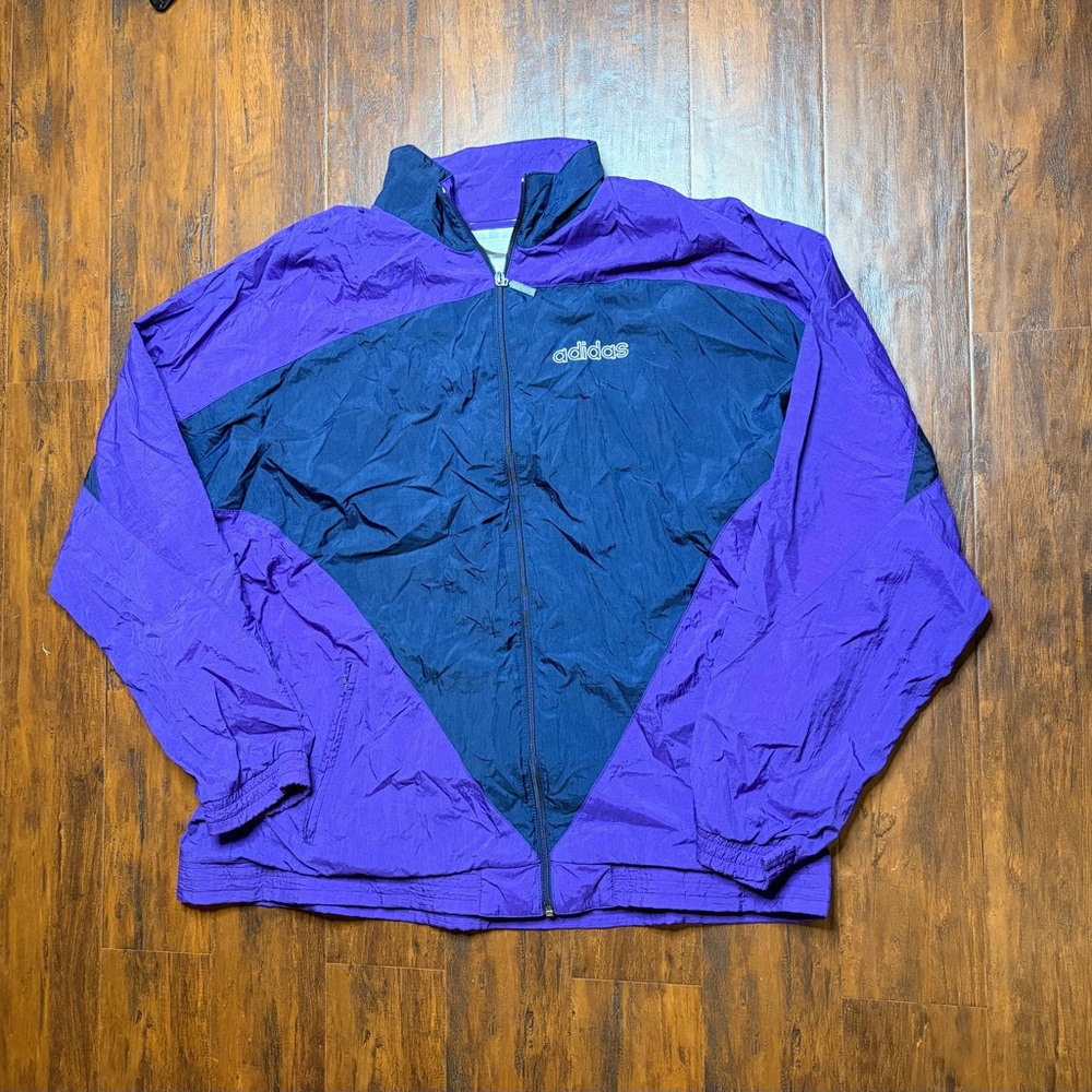 Adidas Navy and Purple Jacket